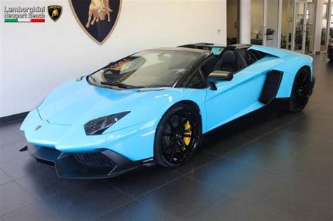 Lamborghini Aventador Interior Blue
