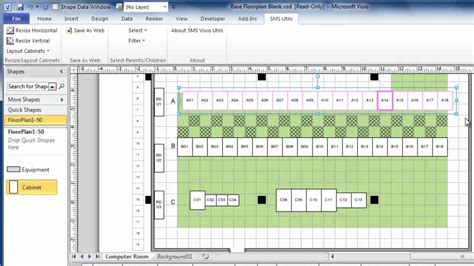 Using Visio To Draw Data Center Floor Plans Quickly And Easily Youtube