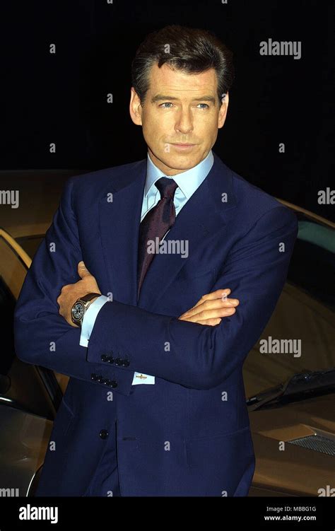 Pierce Brosnan At The Pinewood Studios For The James Bond Film Die