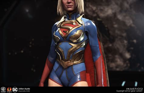 Artstation Supergirl Gear Armor Variant Julian Ayala Injustice 2