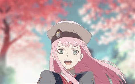 Download 1280x800 Wallpaper Zero Two Uniform Cute Ana Beautiful Anime Girl Full Hd Hdtv