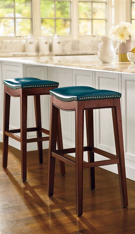 Potterybarn.com has been visited by 100k+ users in the past month Julien Bar & Counter Stool | Leather, Leather bar stools ...