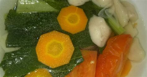 Resep sayur bening sawi wortel tahu. Resep Sayur Bening Sawi Hijau Tahu - Olahan Sayur Sawi ...