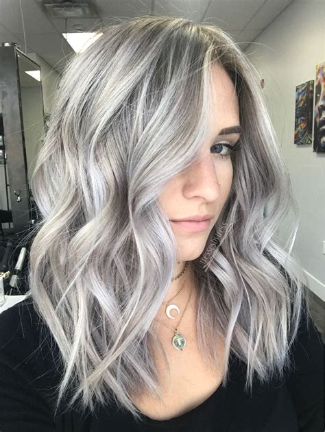 Looking back, this was a rash decision, and the end result was a far cry from flattering (those facebook albums are hidden for a reason), but i reveled in my short, choppy haircut and arrived back at college feeling like a new, empowered woman. Image result for gray dye icy blonde | Silver blonde hair ...