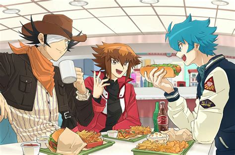 Jim Cook Jaden Judai Yuki Jesse Johan Anderson Yu Gi Oh GX Yu Gi Oh Anime All Anime Manga