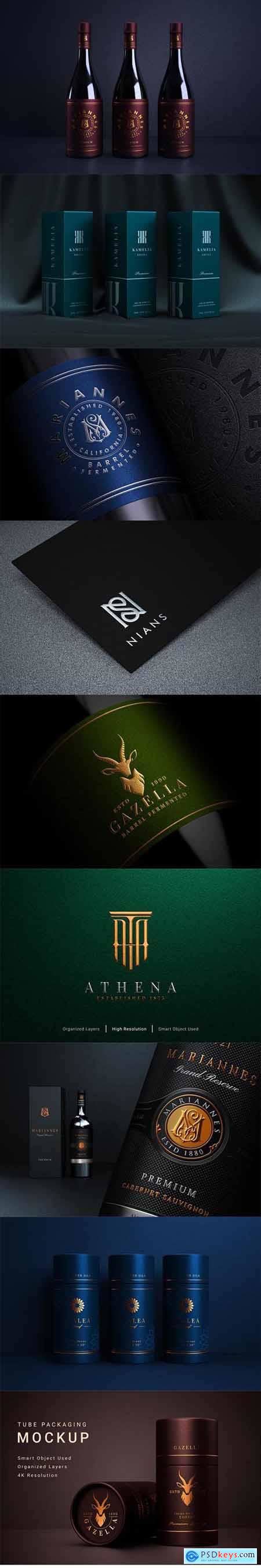Download Luxurious logo branding mockup » Free Download Photoshop Vector Stock image Via Torrent ...