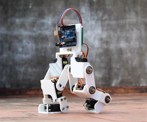 Arduino Controlled Robotic Biped 13 Steps With Pictures Instructables
