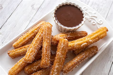 Churros And Chocolate Ganache Dipping Sauce Food Is Four Letter Word