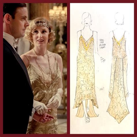 Downton Abbey Costume Designer Anna Robbins On Lady Ediths Ball Gown