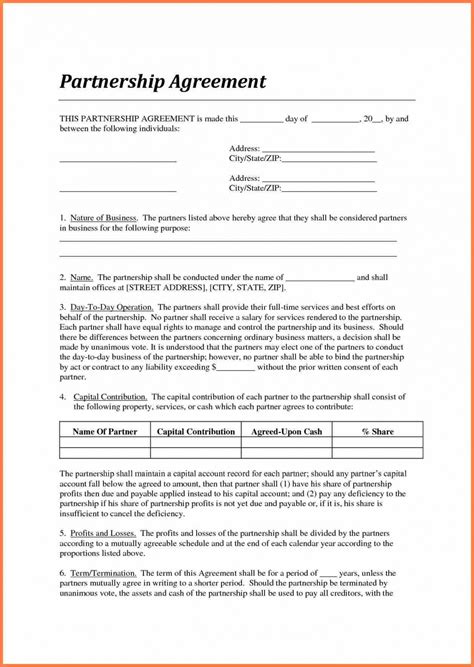 What is a general partnership agreement? Sample Partnership Agreement Between Two Companies