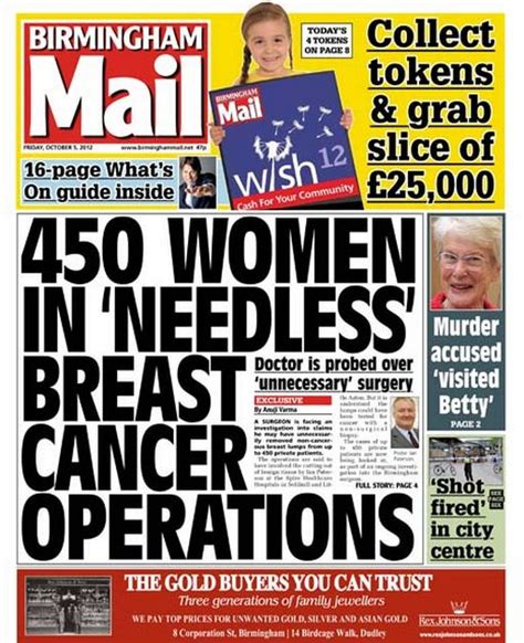 Birmingham Mail Front Page Friday October Birmingham Live