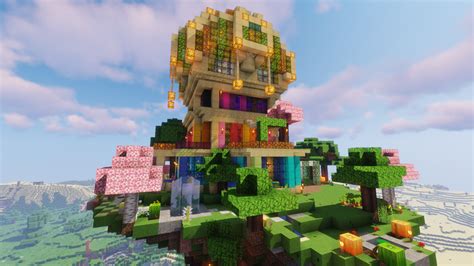 Crazy Sculpture Cool Mansion Minecraft Build Minecraft Map