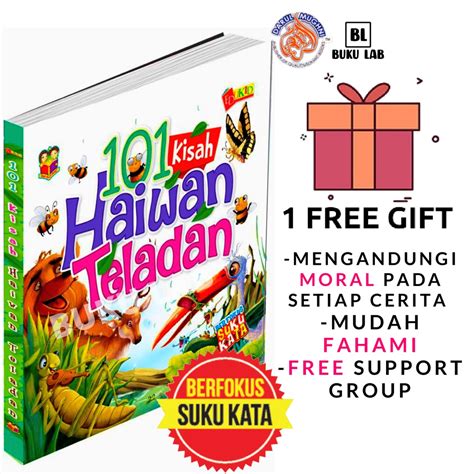 Buku Cerita Kanak Kanak 101 Kisah Haiwan Teladan Free T Suku