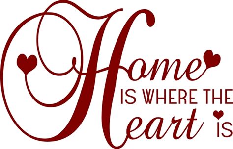 Home Is Where The Heart Is Art Home Is Where The Heart Is With Hearts
