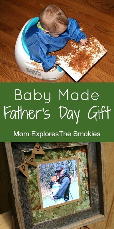 This quick and easy DIY Father's Day  t from baby  