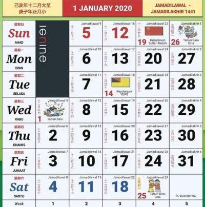 And see for each day the sunrise and sunset in november 2020 calendar. Kalendar Kuda 2020 Malaysia