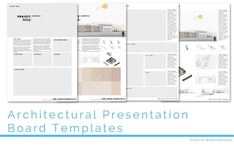 Architecture Presentation Board Templates First In Architecture