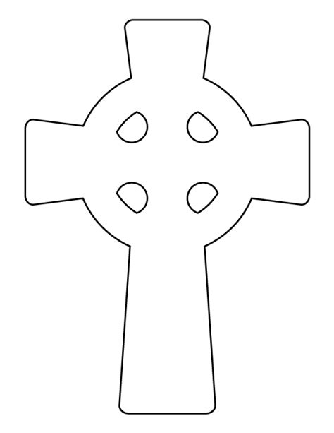 Printable Celtic Cross Template