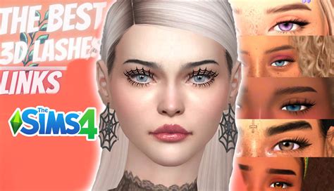 The Sims 4 All Best Eyelashes Wicked Sims Mods
