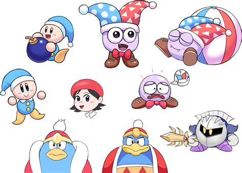 Kirby Characters Doodles By Pamvllo On Deviantart