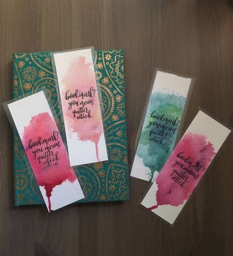 5 out of 5 stars. Watercolor Bookmark | Bookmarks handmade, Watercolor ...