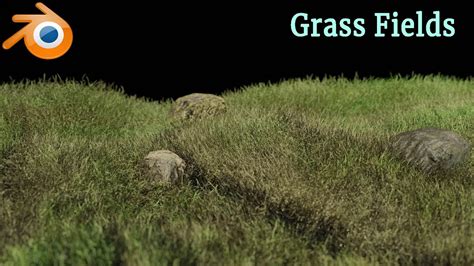 How To Make A Grass Fields Quickly And Easy In Blender 180 Youtube