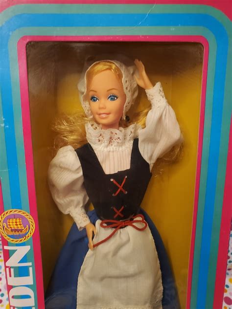1982 vintage swedish barbie doll 4032 sweden dolls of the etsy