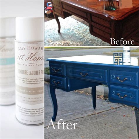 Ncf Studio Upcycled This Office Desk With Amy Howard At Home Lacquer