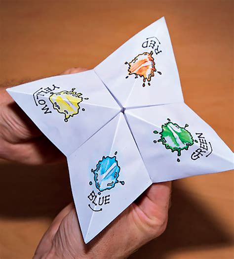 Heres A Cool Paper Fortune Teller Idea Draw Funny Fortunes Instead