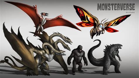MonsterVerse By Aosk26 Deviantart On DeviantArt Godzilla Franchise