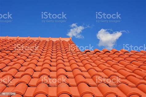 Red Roof Texture Tile Stock Photo Download Image Now Roof Tile