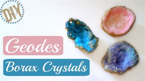 Diy Geode Borax Crystals Room Decor Youtube