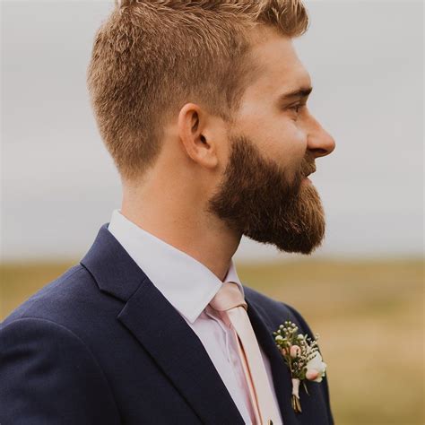 All About That Side Profile This Groom Has Some Serious Beard Game 🙌🏻