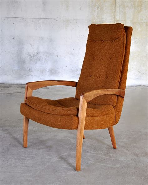 Select Modern Adrian Pearsall Style High Back Lounge Chair