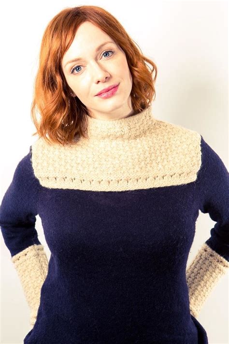 Special Interest — Christina Hendricks In Different Sweaters