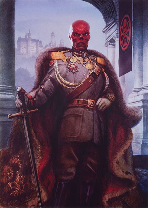 Portrait Of Red Skull From Captain America The First Avenger To Be Sold