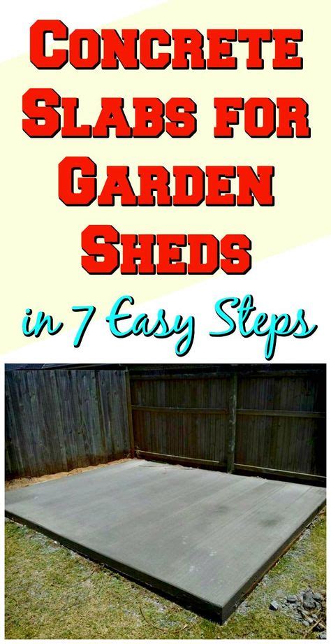 How To Build Concrete Slab For Shed 5 Best Step By Step Tutorials