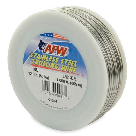 American Fishing Wire Stainless Steel Trolling Wire Single Strand