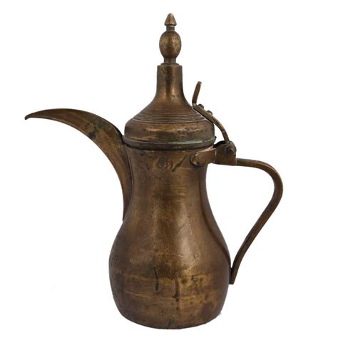 Traditional Brass Arabic Dallah Coffee Pot