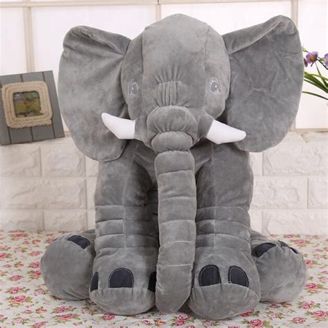 60cm Elephant Plush Toys For Kids Large Animal Elephant Doll Stuffed