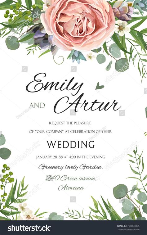 It will do a lot more than just giving the details. Wedding Invitation, invite save the date floral card ...