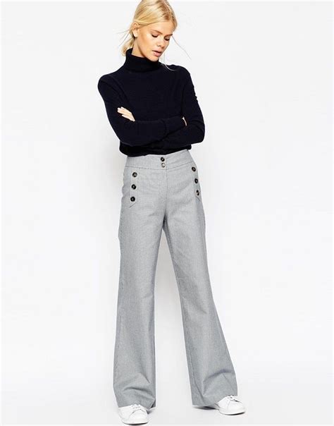 Maybe you would like to learn more about one of these? Le pantalon à pont | Basics&co | Pantalon à pont, Mode ...