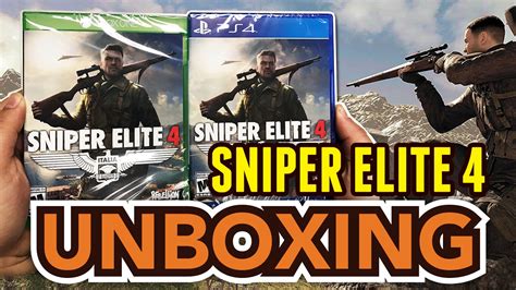 Sniper Elite 4 Xbox Oneps4 Unboxing Youtube
