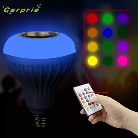 E27 Music Led Light Bulb With Bluetooth Speaker Rgb Built In Audio