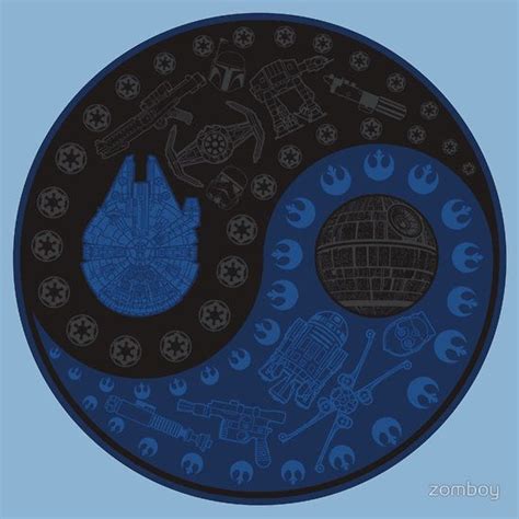 Yin Yang Wars By Zomboy Star Wars Poster Star Wars Art Star Wars Nerd