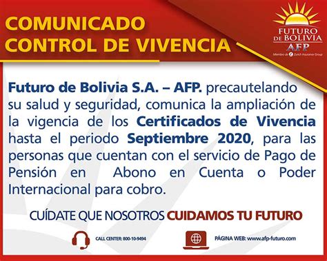 Futuro De Bolivia Sa Afp