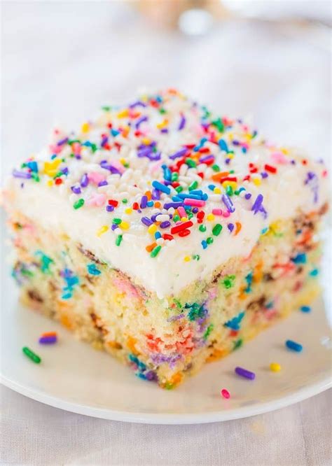 Easy Homemade Funfetti Cake With Vanilla Buttercream Averie Cooks