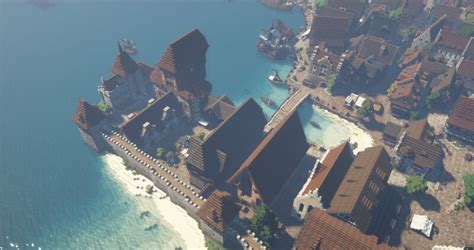 Minecraft Conquest Reforged Medieval City Map Senraf