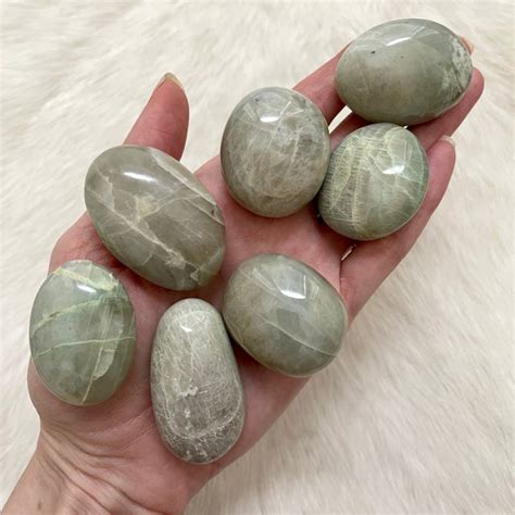 Green Moonstone Garnierite Pocketstone