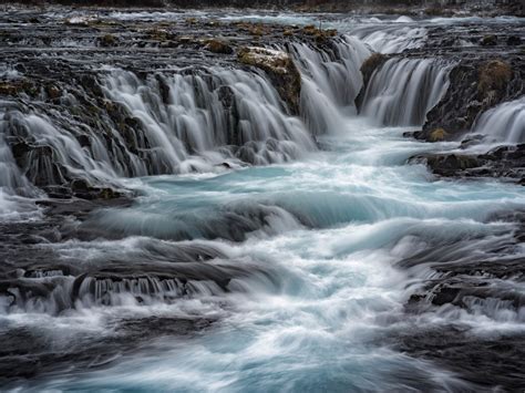Midfoss Waterfall Bruar River In Iceland 4k Wallpapers Hd And Images For